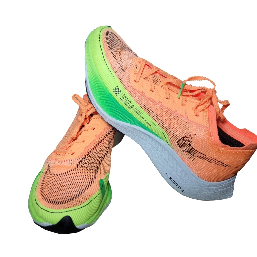 Nike Zoomx size 9.5 Orange and Green